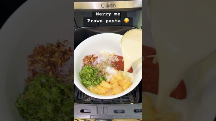 #viral «Marry Me» Prawn Pasta, But Make It an Air Fryer (Easy & Fast!) Healthy Protein Option