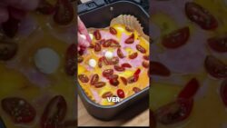 Receta de PIZZA A LA FREIDORA DE AIRE #shorts