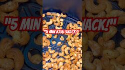 “5 Minute Air Fryer Kaju – Super Crispy!”🔥#food#shortsfeed#shorts#airfryer#trending#ytshorts#viral
