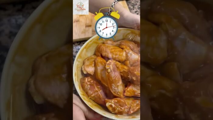 ALITAS DE POLLO 🍗🍗 EN SALSA MEXICANA 😋 en FREIDORA DE AIRE 👩‍🍳, receta muy jugosa y sencilla 🥰