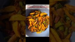 😍Air Fryer Aalu Beans Sabji !! #youtoubeshorts #shortsfeed #shorts #food #viral