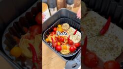 Air Fryer Feta & Tomato Pasta with a Hint of Garlic 🍅🧄