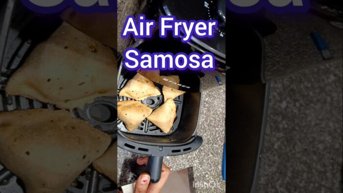 Air Fryer Mai banaya Khasta समोसा 😍#samosa #recipe #cooking