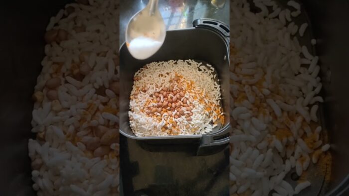 Air Fryer Me kuch Bhi healthy chivada recipe in airfryer less oil recipe