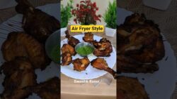 Air Fryer तन्दूरी चिकन || #swastikrasoi #airfryerchicken #tandoorichicken