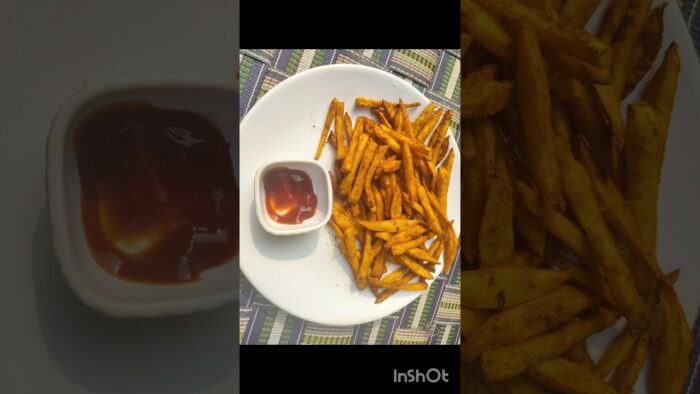 Air fryer french fries|Air Fryer potato recipe|#seemakakitchen#potato #french#fries#short #trending