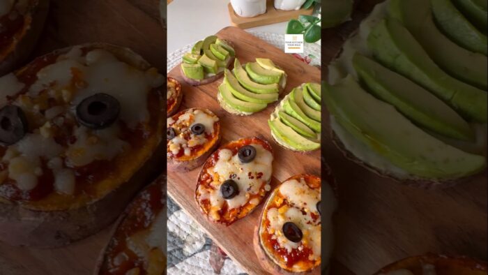 Airfryer recipe 😋 Sweet Potato Pizzas #shorts #airfryer #healthyeats #pizza #paneer #delicious #tast