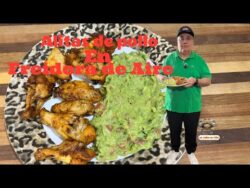 Alitas de pollo en Freidora de aire #deliciosa #receta #doraditas#alimentossanos !