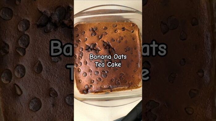 Banana Oats Tea Cake 🍰#bananacake #cakerecipe #airfryerrecipes #snacks #ytshorts #shorts