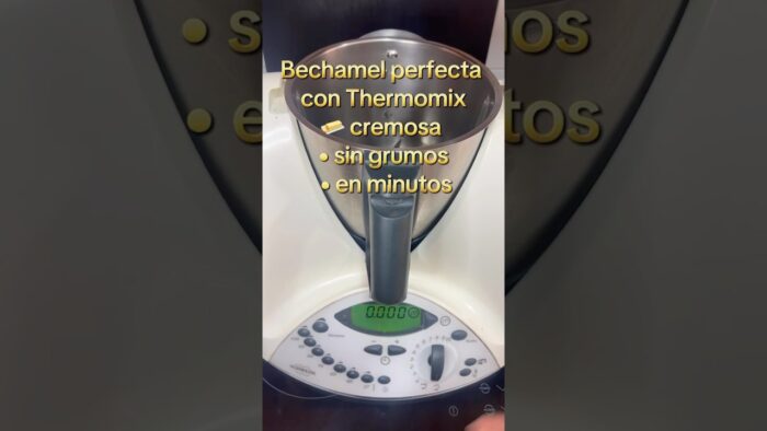 Bechamel casera perfecta en minutos 🤍 #Thermomix#BechamelCasera#CocinaCasera#LaCocinaDeVero