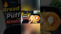 Bread Egg Puff In Air Fryer 😋🤤 #viral #airfryerrecipes #shorts #eggpuff #ytviral #airfryer #trending