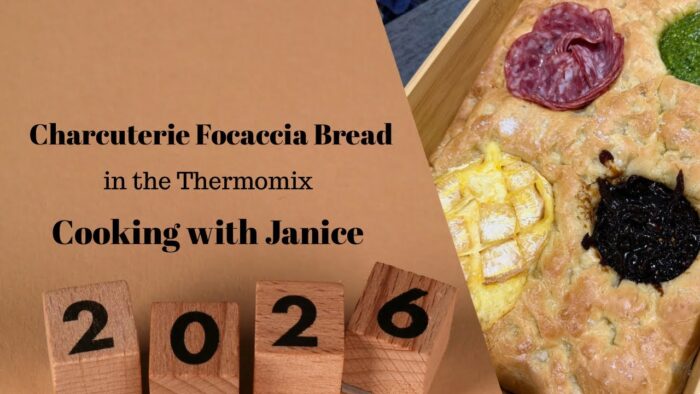 Charcuterie Board Focaccia Bread – using the Thermomix – Cooking with Janice