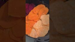 Chips vegetales en Flare II de Taurus. Hazlo fácil, hazlo Taurus #freidoradeaire #recetassaludables