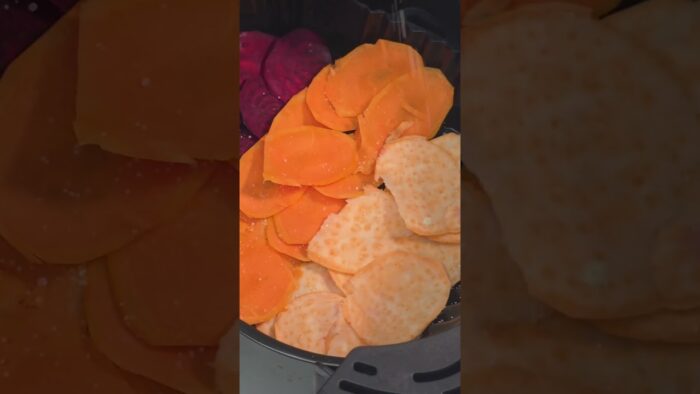 Chips vegetales en Flare II de Taurus. Hazlo fácil, hazlo Taurus #freidoradeaire #recetassaludables