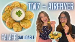 Cómo hacer FALAFEL de garbanzos SALUDABLE en freidora de aire y TM7