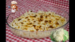 Cómo hacer en freidora de aire coliflor con bechamel gratinada😋😋😋