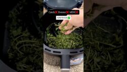 Coriander leaves Masala 🍃 #yt #ytshorts #airfryer #shortsfeed #trendingshorts #viralrecipe