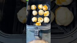 Crispy Bread Roll in Airfryer #shorts #recipe #breadrolls #airfryerrecipes #viral #1m