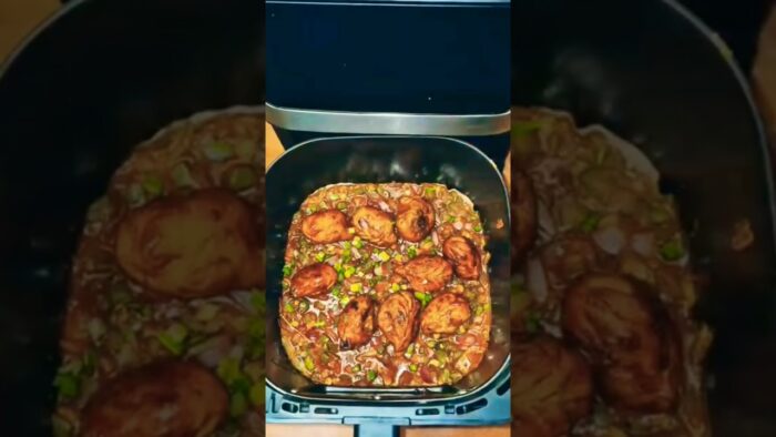 Crispy Chilli Momos in Air Fryer | Easy Indo-Chinese Recipe🥰#trending #airfryerrecipes #airfrymagic