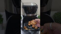 Crispy Pani Puri Made in Air-Fryer | Healthy Street Food #youtubeshorts #shorts #panipuri #airfryer