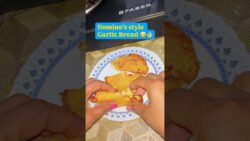 Domino’s Style Garlic Bread #minivlog #youtubeshorts #garlicbread #airfryerrecipes #yummy