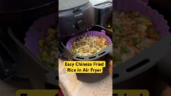 Easy Chinese Fried Rice in Air Fryer #shorts