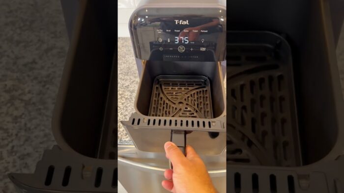 Freidora de aire por infrarrojos T-Fal. #tfal #airfryer