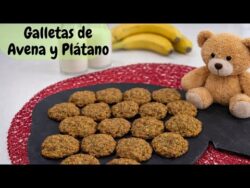 🍪 GALLETAS DE AVENA Y 🍌PLÁTANO en Thermomix.