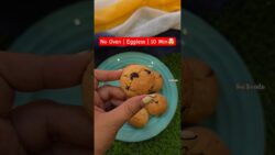 Galletas Biscoff sin huevo en Airfryer 🍪 | Sin horno | Receta de 10 minutos #ytshorts #cookies