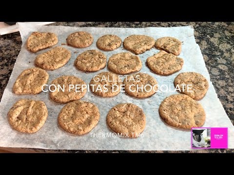 Galletas con pepitas de chocolate (Thermomix TM6 y TM5)
