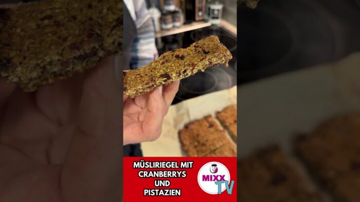 Gesunder Snack fürs neue Jahr? Müsliriegel heute ab 18 Uhr bei #MIXXTV! #Thermomix #Rezept