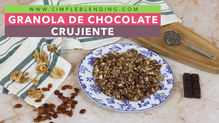 HAZ GRANOLA DE CHOCOLATE EN FREIDORA DE AIRE | Cómo hacer granola casera de chocolate en airfryer