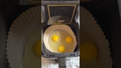 Healthy high protein air fryer breakfast recipe ✨ #ytshorts #shorts #trending #viral