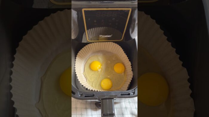 Healthy high protein air fryer breakfast recipe ✨ #ytshorts #shorts #trending #viral