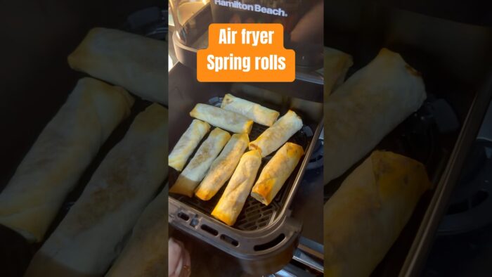 Healthy spring roll #shorts #recipe #shortvideo #airfryer #airfryerrecipes #springroll #trending