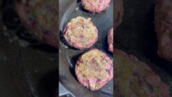 🥗🔥 High-Protein Veggie Chicken Cutlets | Pan Fry & Air Fry | Weight-Loss Friendly #shorts