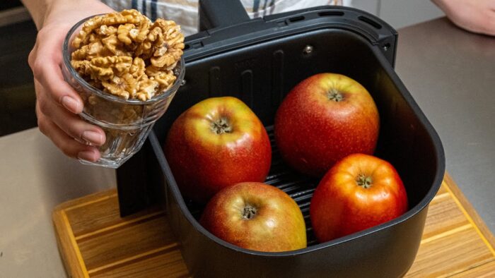 I Put Walnuts + APPLE in the Air Fryer and What Turned Out – Pure Magic!
