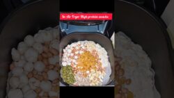 In Air Fryer High Protein Snacks recipe #short #viralshorts #trending #youtubeshorts #ytshorts