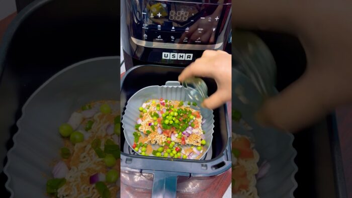 Maggi Recipe In Air Fryer #shortsfeed #shorts #food #cooking #asmr #trending #maggi