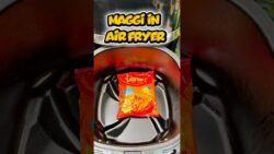 Maggi recipe in ￼Air Fryer 😋 #shorts #maggi #airfryer #food #fastfood #recipe #cooking
