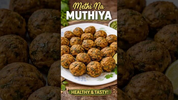 Methi Na Muthiya Recipe | Healthy Gujarati Snack in Air Fryer | No Frying| Subji & Curry