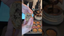 Muffins aux pépites de chocolat et coeur au nutella (recette Cookidoo) réaliser au Thermomix