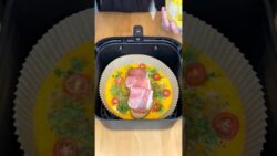 Omlette Rezept aus dem Airfryer!😍 #airfryer