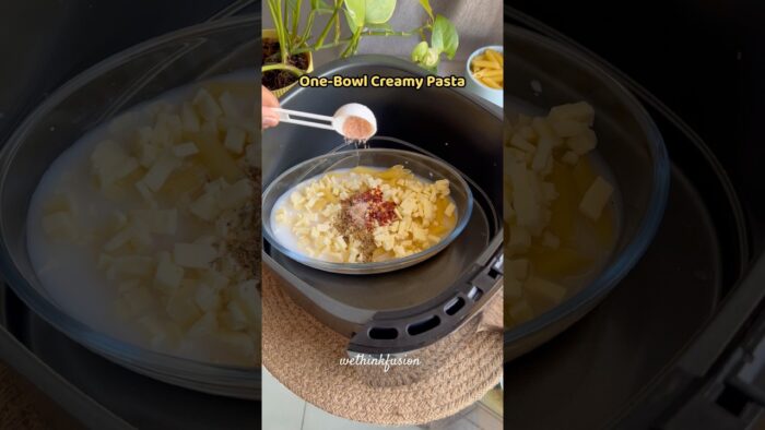 One Bowl creamy pasta using Agaro Airfryer | Easy mac n cheese recipe | Pasta recipes
