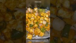 Paneer Tikka Recipe in Air fryer 😋 #paneertikka #shorts #recipe