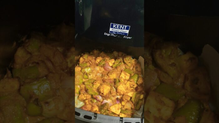 Paneer Tikka in air fryer #shorts #airfryerrecipes #Dimplekipaakshala