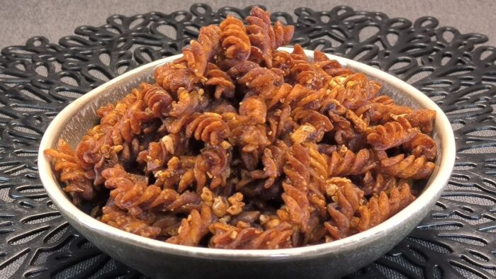 Pasta Crujiente con Canela y Almendras en Freidora de Aire | Snack Fácil, Rápido y Saludable