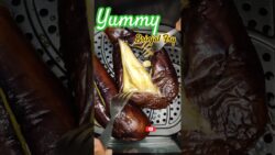🍆 Perfect Brinjal Fry in Airfryer #shorts