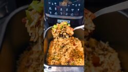 Perfect chicken pulao in Air Fryer | Air Fryer Recipe #airfryer #shorts #shortvideo #ytshorts #viral