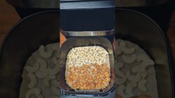 Peri Peri Masala Roasted Nuts in Airfryer #roastednuts #nuts #shorts #reels #recipe #roasted #food